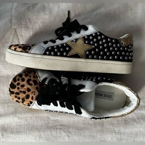Like New Steve Madden Embellished Sneakers